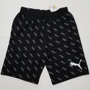 Puma Men's Medium Shorts Black Gray NWT